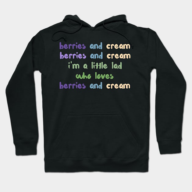 Berries and Cream For a Little Lad Hoodie by BobaPenguin